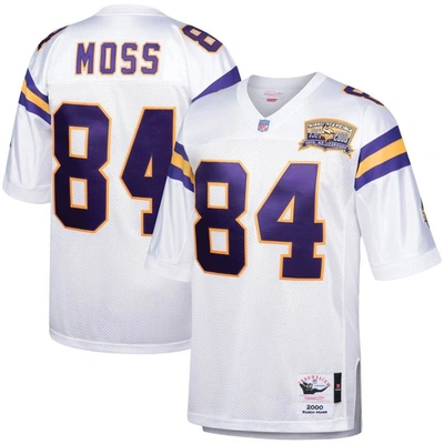 Mitchell & Ness Randy Moss White Minnesota Vikings 2000 Authentic Throwback Retired Player Jersey