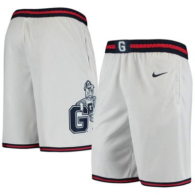 Nike Gonzaga Limited  Men's Dri-fit College Basketball Shorts In White