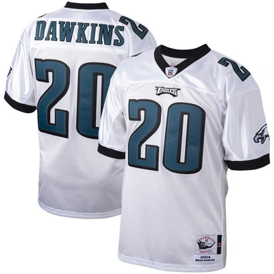 Mitchell & Ness Brian Dawkins White Philadelphia Eagles 2004 Authentic Throwback Retired Player Jers
