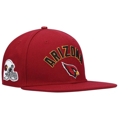 Pro Standard Men's  Cardinal Arizona Cardinals Stacked Snapback Hat