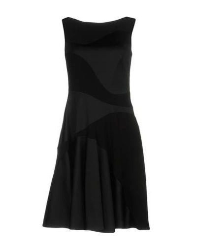 Talbot Runhof Knee-length Dress In Black
