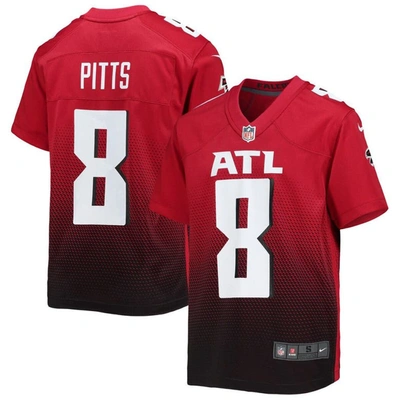Nike Kids' Youth  Kyle Pitts Red Atlanta Falcons Game Jersey