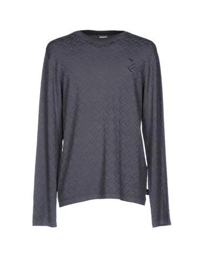 Armani Collezioni Sweater In Lead