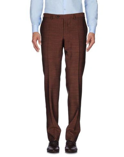 Canali Casual Pants In Cocoa