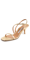 Emme Parsons Hugo 50mm Strappy Sandals In Gold