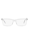 Burberry 55mm Optical Glasses In Transparent Grey