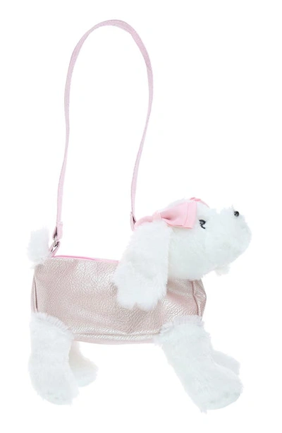 Capelli New York Kids' Puppy Shoulder Bag In Pink Combo