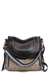 Aimee Kestenberg All For Love Convertible Leather Shoulder Bag In Baby Cheetah Calfhair