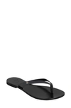 Bella Ha Italian Leather Handmade Flip Flop In Blackened Pearl