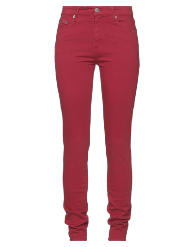 Care Label Jeans In Red