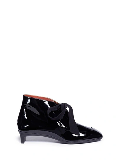 3.1 Phillip Lim / フィリップ リム 'blade Desert' Geometric Heel Calfskin Leather Booties