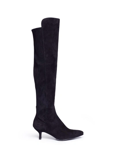 Stuart Weitzman 'allways' Stretch Suede Knee High Boots