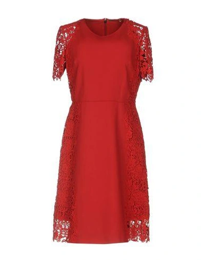 Elie Tahari Short Dress In Red