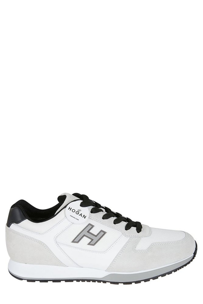 Hogan Sneakers H321 Blackwhite In Black,white