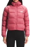 The North Face Hydrenalite Hooded Down Jacket In Slate Rose