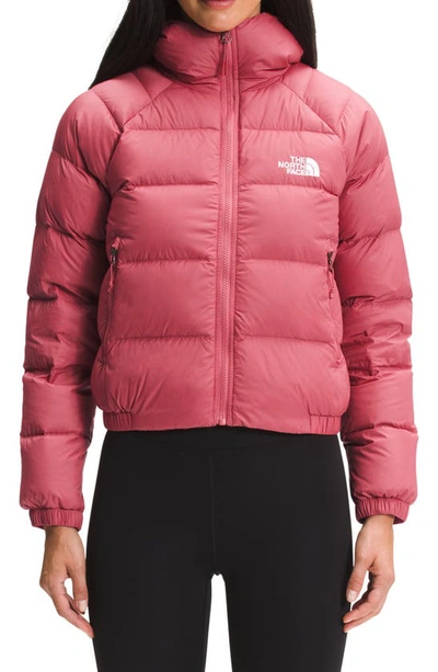 The North Face Hydrenalite Hooded Down Jacket In Slate Rose