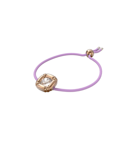 Swarovski Dulcis Cushion Crystal Bracelet In Purple