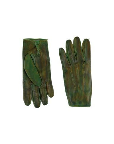 Agnelle Gloves In Green