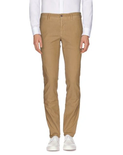 Incotex Casual Pants In Ocher