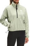 The North Face Tka Attitude Zip Fleece Sweatshirt In Tea Green