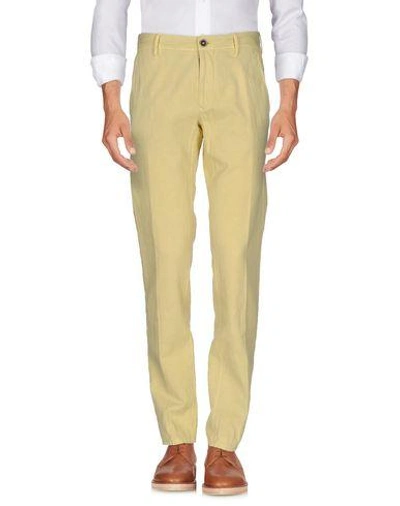 Incotex Casual Pants In Yellow