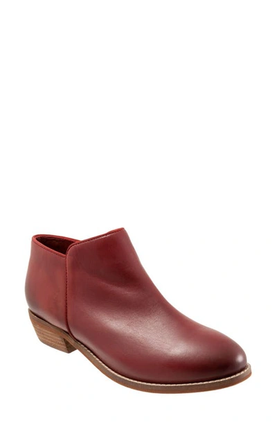 Softwalkr Softwalk Rubi Ankle Boot In Dark Red