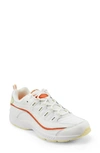 Easy Spirit Romy Sneaker In White/ Shocking Orange