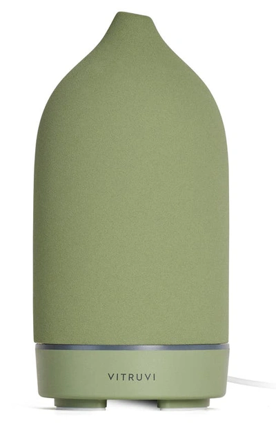 Vitruvi Porcelain Essential Oil Diffuser In Green