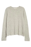 Reformation Cashmere Blend Sweater In Light Grey