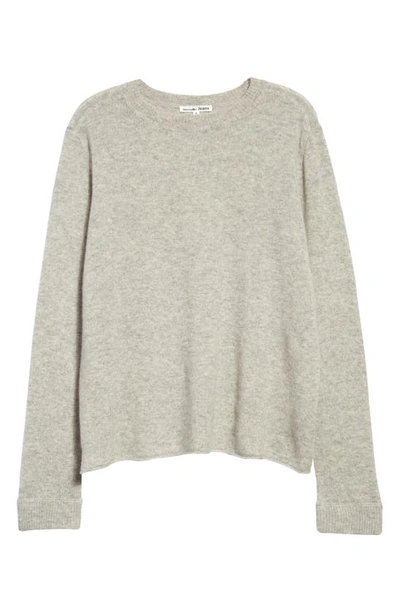 Reformation Cashmere Blend Sweater In Light Grey