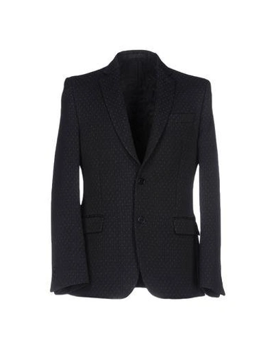 Versace Blazer In Dark Blue