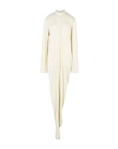 Rick Owens Long Dresses In Ivory