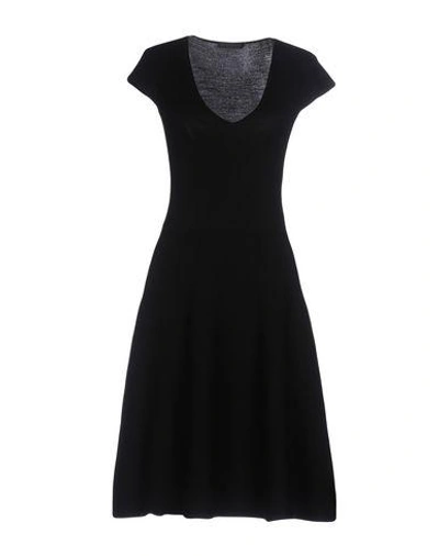 Donna Karan Short Dress In Black