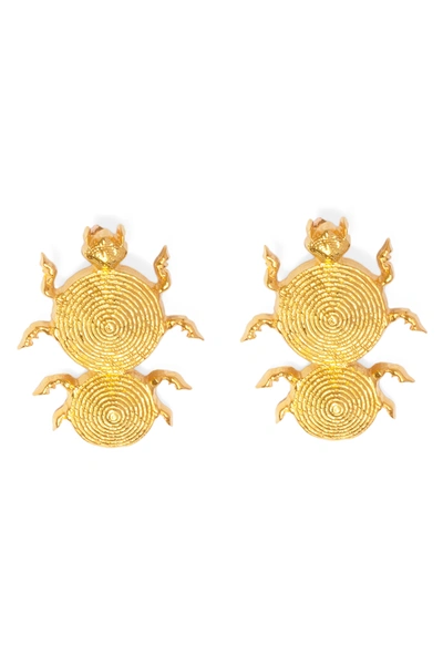 Natia X Lako Bug Earrings In Gold