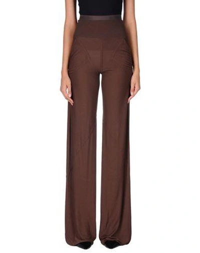 Rick Owens Casual Pants In Cocoa