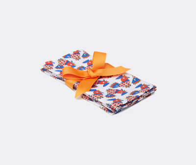 La Doublej Dinner Napkins Set Of 2 In Multicolor