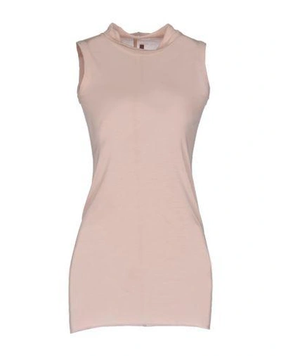 Rick Owens Basic Top In Light Pink