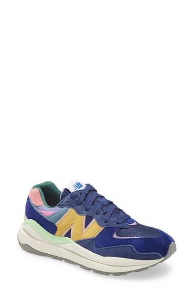 New Balance 5740 Sneaker In Victory Blue/ Vibrant Spring