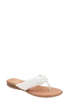 Andre Assous Women's Nuya Featherweights Slip On Thong Sandals In White