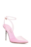 Jessica Simpson Women's Pirrie Lucite Vinyl 2-piece Pumps Women's Shoes In Clear Blossom Pink
