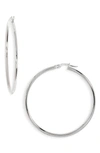 Roberto Coin 18k White Gold Hoop Earrings