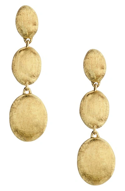 Marco Bicego Siviglia 18k Yellow Gold Triple Drop Earrings
