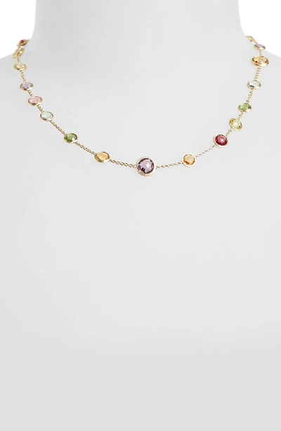 Marco Bicego Mini Jaipur Multicolored Gemstone Necklace, 16 In Multi/gold