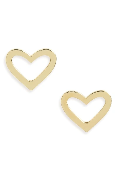 Roberto Coin 18k Yellow Gold Heart Earrings