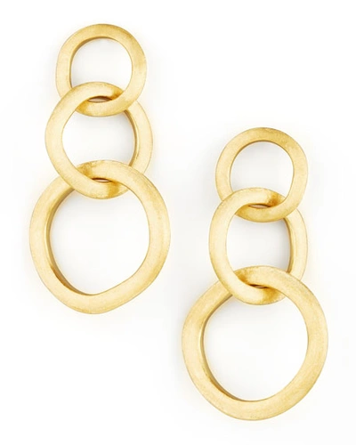 Marco Bicego 18k Yellow Gold Jaipur Three Link Earrings