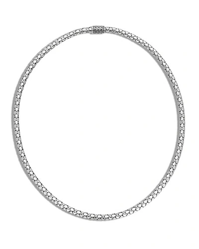 John Hardy Dot Slim Chain Necklace With Pusher Clasp, 18" In Sterling Silver