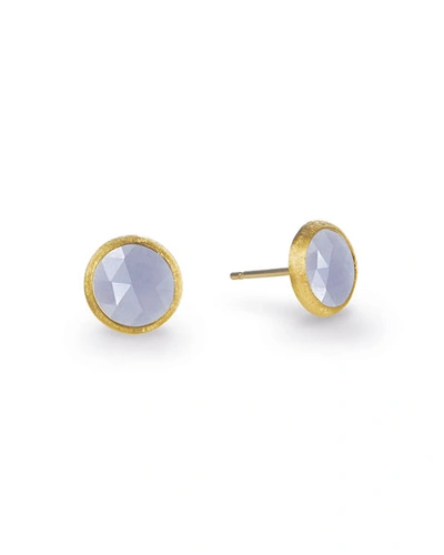 Marco Bicego Women's Jaipur Resort Mother-of-pearl & 18k Yellow Gold Stud Earrings In Blue/gold