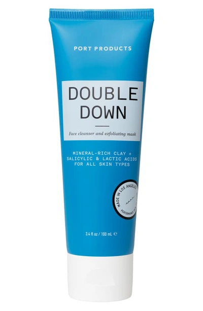 Port Products Double Down Face Cleanser & Exfoliating Mask
