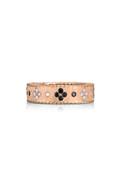 Roberto Coin Venetian Princess Band Ring In Rose Gold