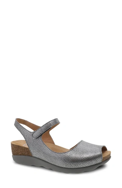 Dansko Marcy Sandal In Silver